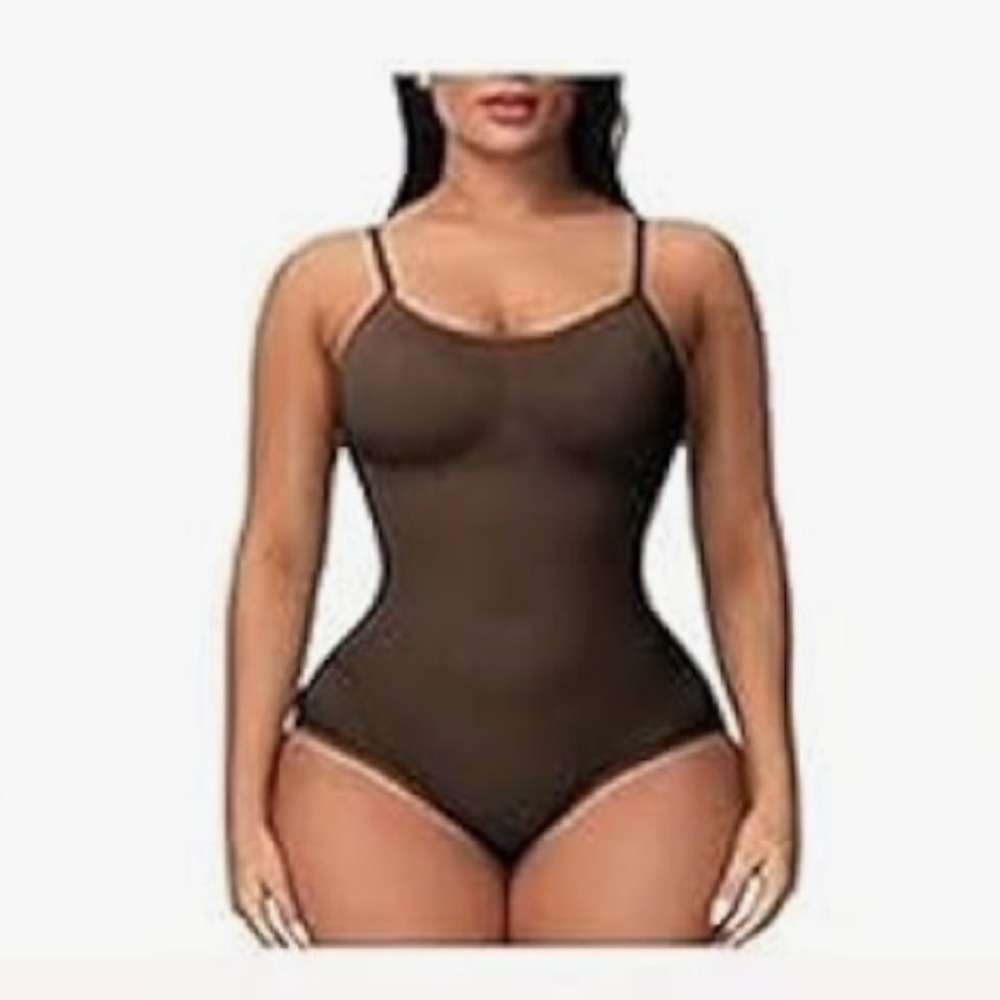 Seamless Brown Bodysuit - Picture 2 of 9